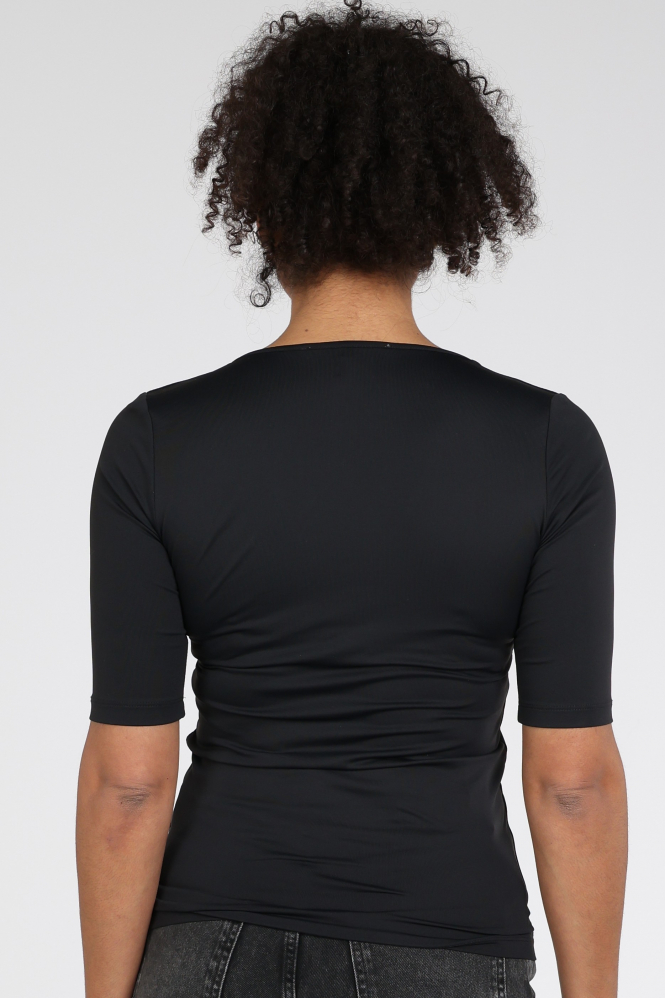 Yaya 01-719020-N T-shirt korte mouw Zwart