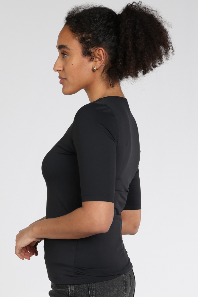 Yaya 01-719020-N T-shirt korte mouw Zwart