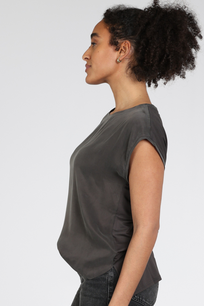 Yaya 01-701010-N T-shirt korte mouw Zwart