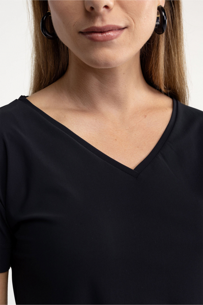 Studio Anneloes Roller shirt  T-shirt korte mouw Zwart