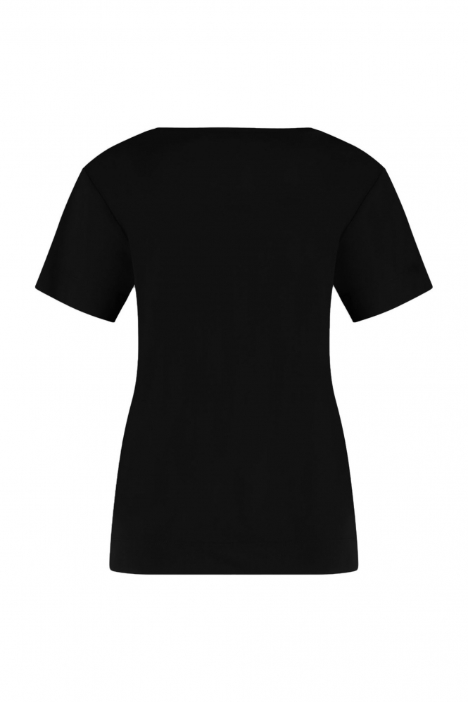 L.O.E.S. by Studio Anneloes Roller shirt  T-shirt korte mouw Zwart