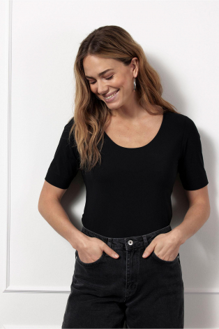 Studio Anneloes Sascha shirt  Zwart