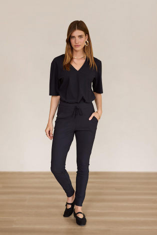 L.O.E.S. by Studio Anneloes Roller shirt Zwart