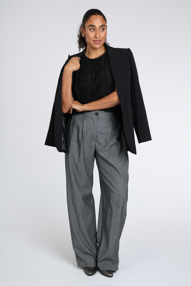 Co'couture 500446 T-shirt korte mouw Zwart