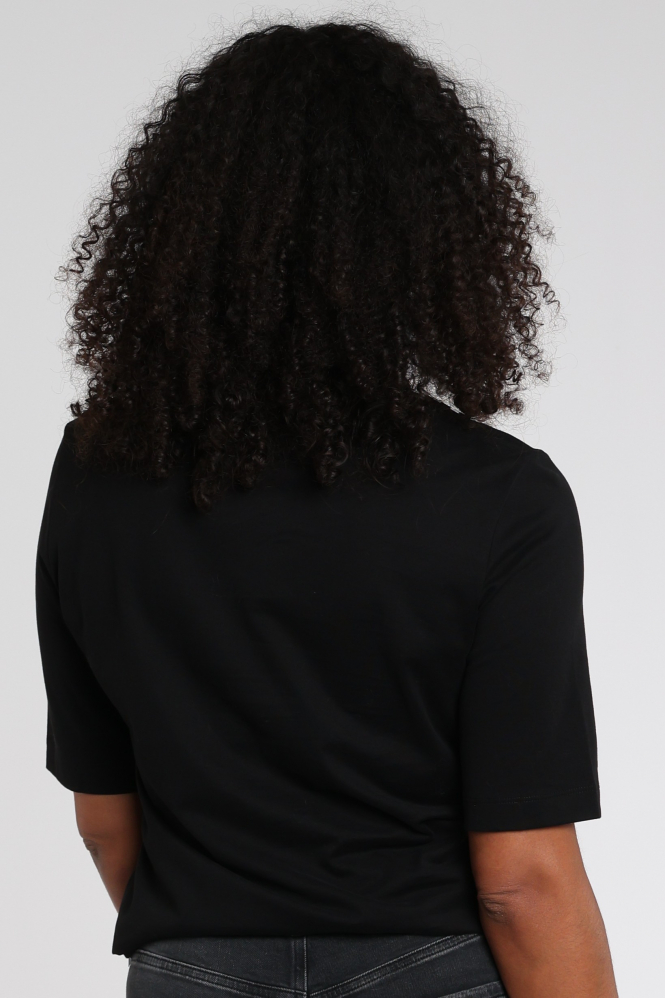 Marc Cain BS 48.20 J59 T-shirt korte mouw Zwart
