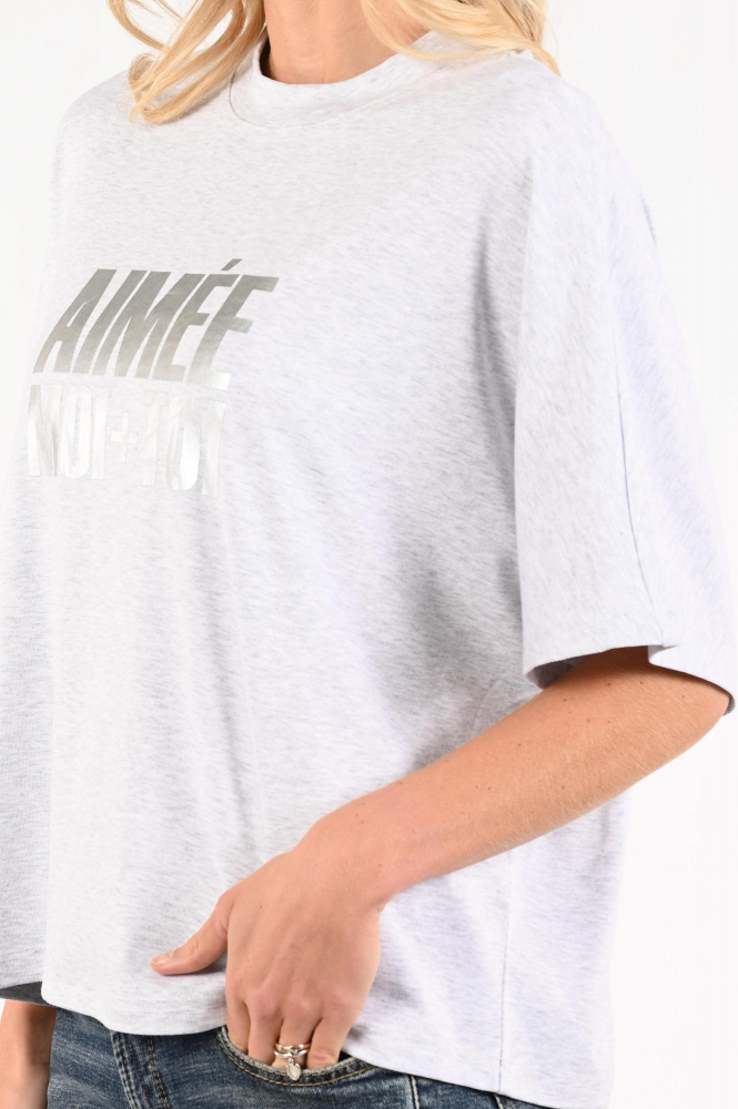 Aimée the label willeke T-shirt korte mouw Grijs