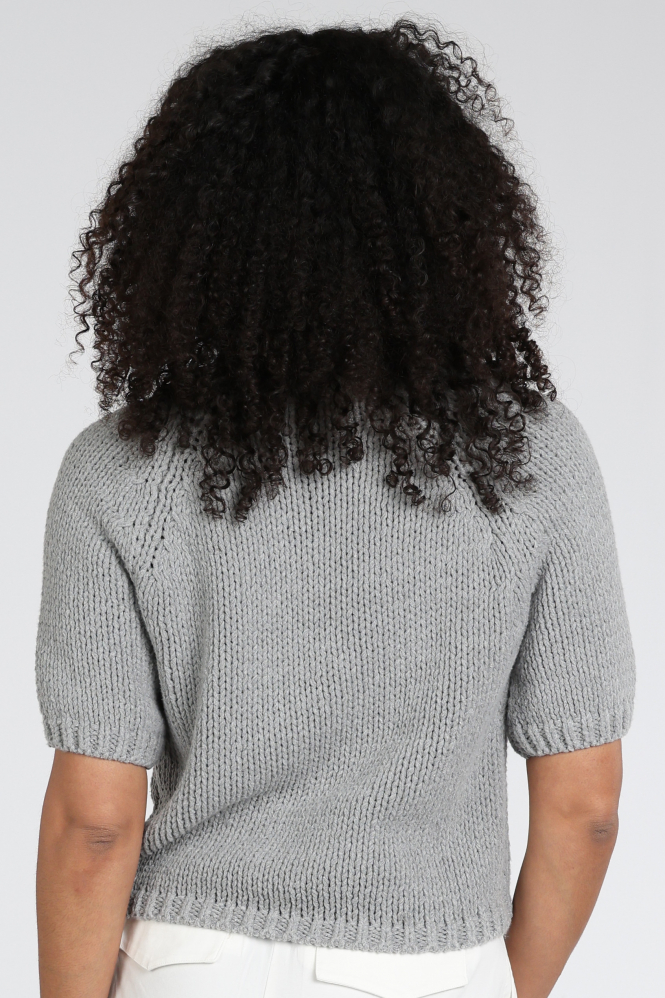 Yaya 01-000551-602 T-shirt korte mouw Grijs