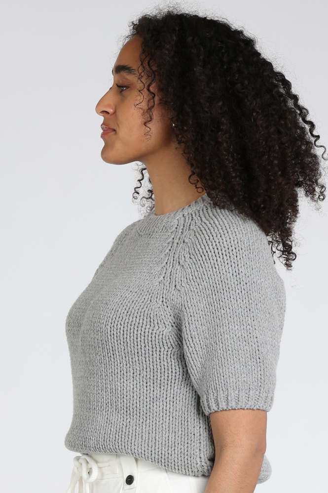 Yaya 01-000551-602 T-shirt korte mouw Grijs