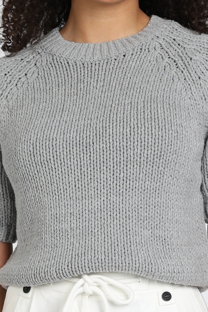 Yaya 01-000551-602 T-shirt korte mouw Grijs