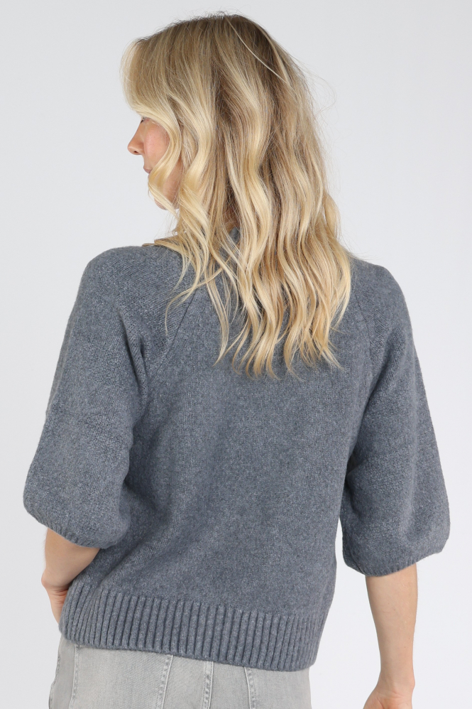 Yaya 01-000644-609 T-shirt korte mouw Grijs
