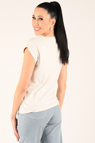 By-Bar Thelma lucky top Grijs