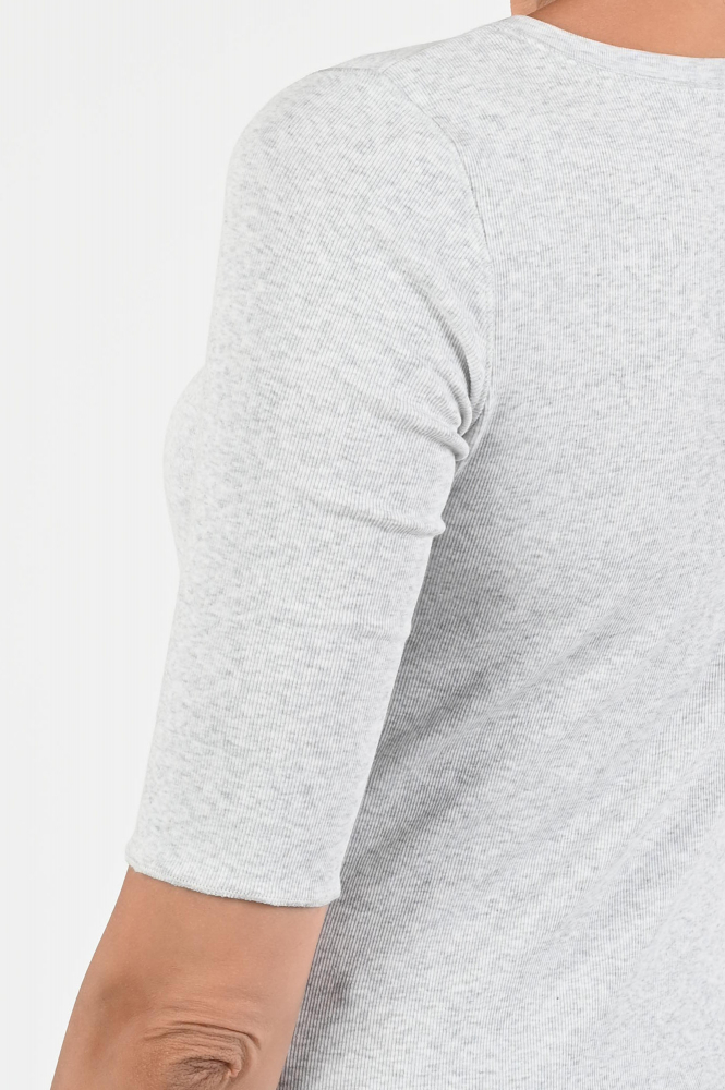 Marc Cain ZS 48.09 J50 T-shirt korte mouw Grijs