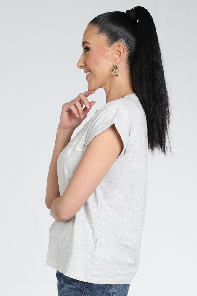 By-Bar 26211015 T-shirt korte mouw Grijs