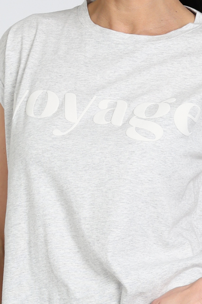 By-Bar 26211015 T-shirt korte mouw Grijs