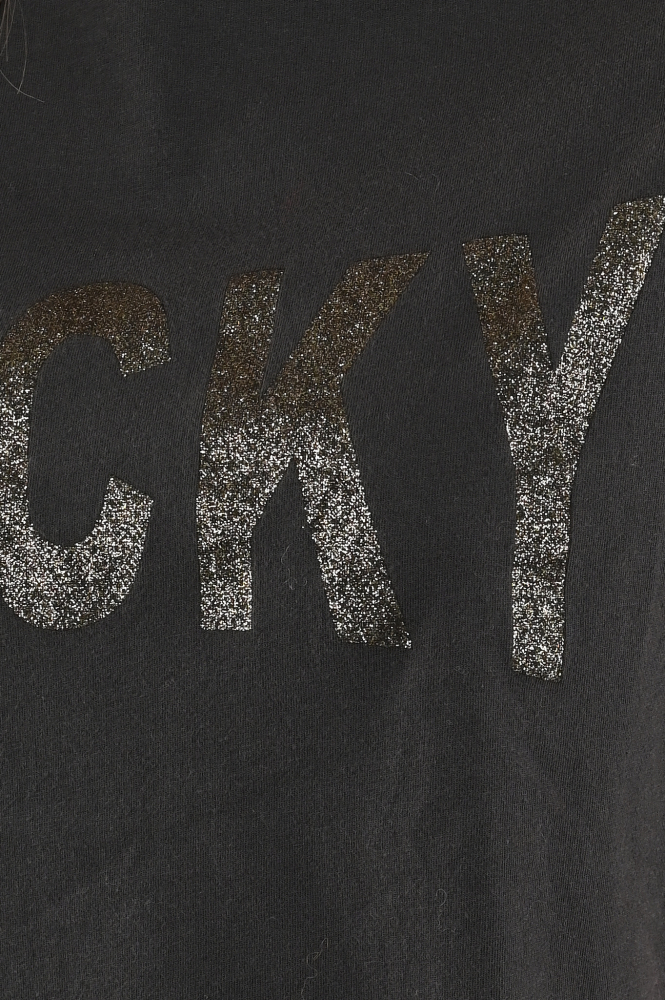 By-Bar thelma lucky top T-shirt korte mouw Grijs