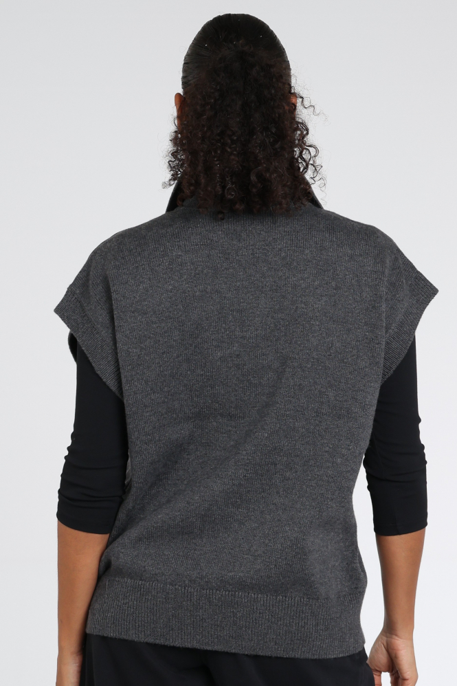 Yaya 01-000647-610 T-shirt korte mouw Grijs