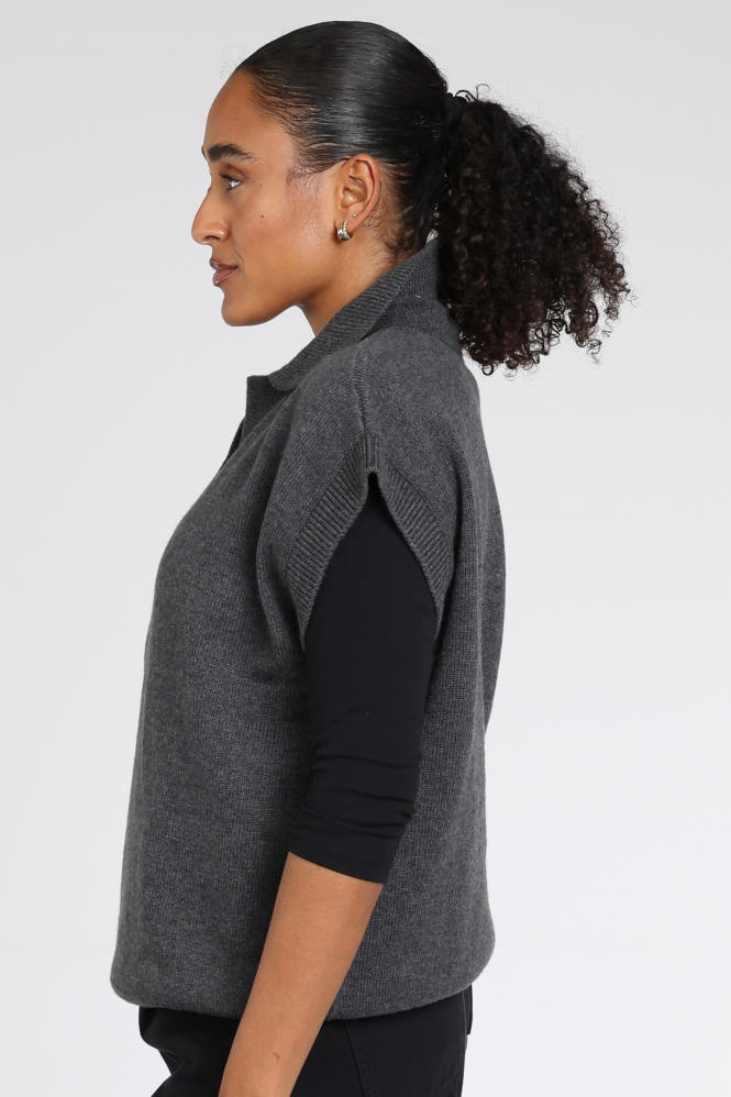 Yaya 01-000647-610 T-shirt korte mouw Grijs