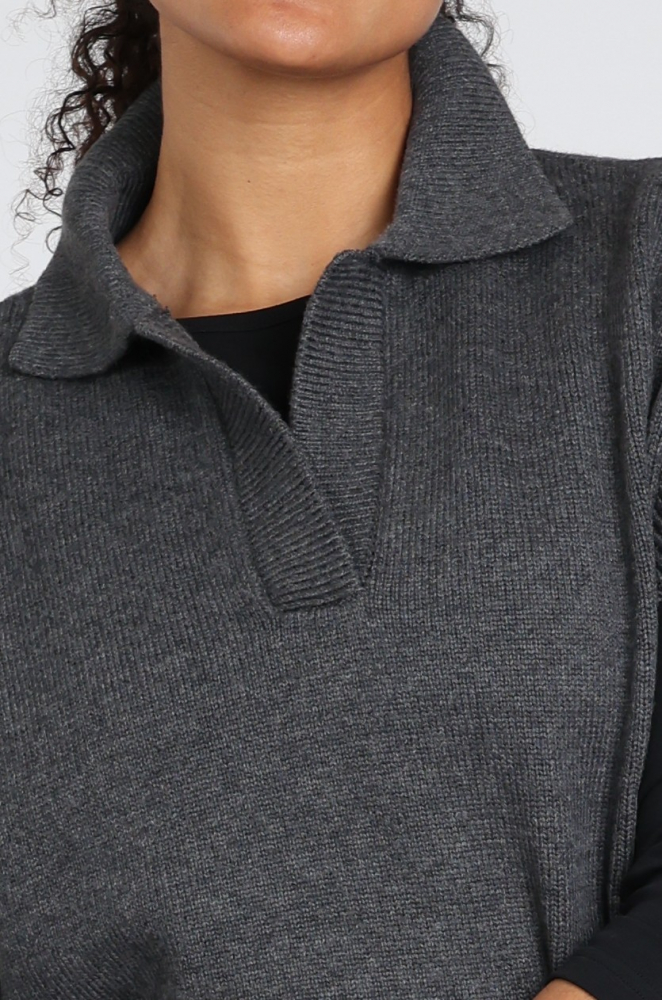 Yaya 01-000647-610 T-shirt korte mouw Grijs