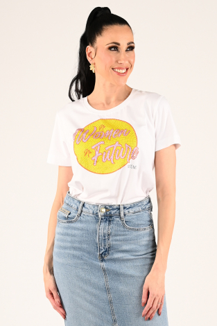 Mos Mosh demi glam tee Wit
