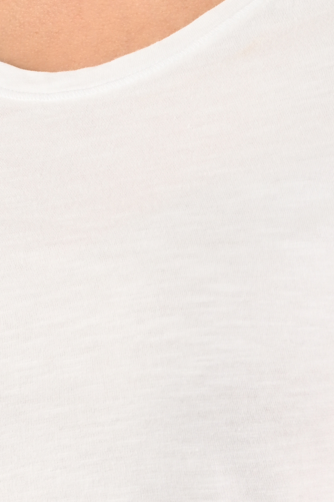 Mos Mosh Arden organic tee T-shirt korte mouw Wit
