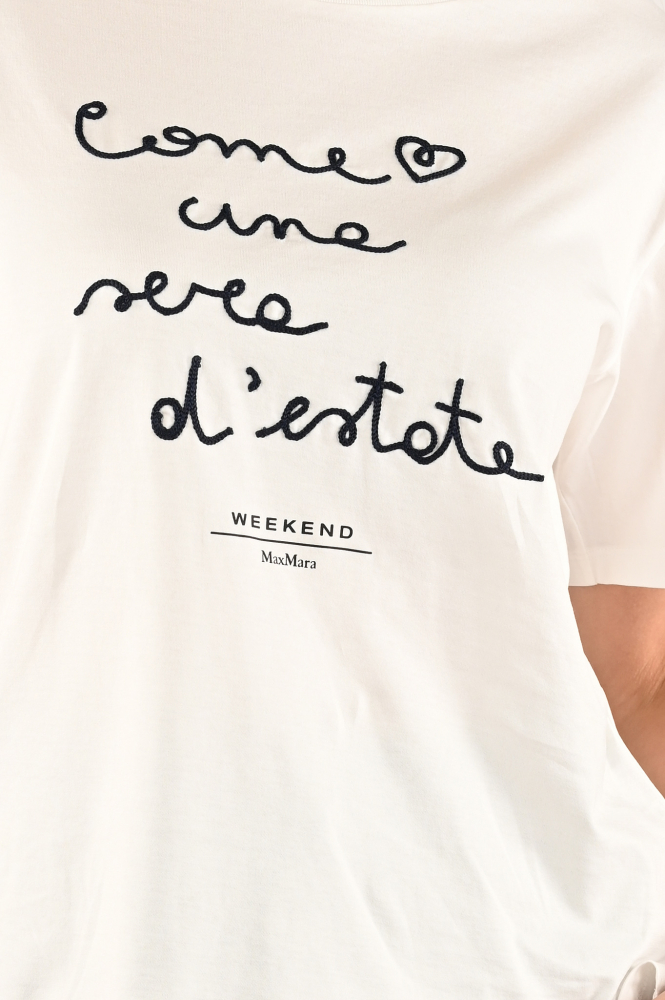 MaxMara barbano T-shirt korte mouw Wit