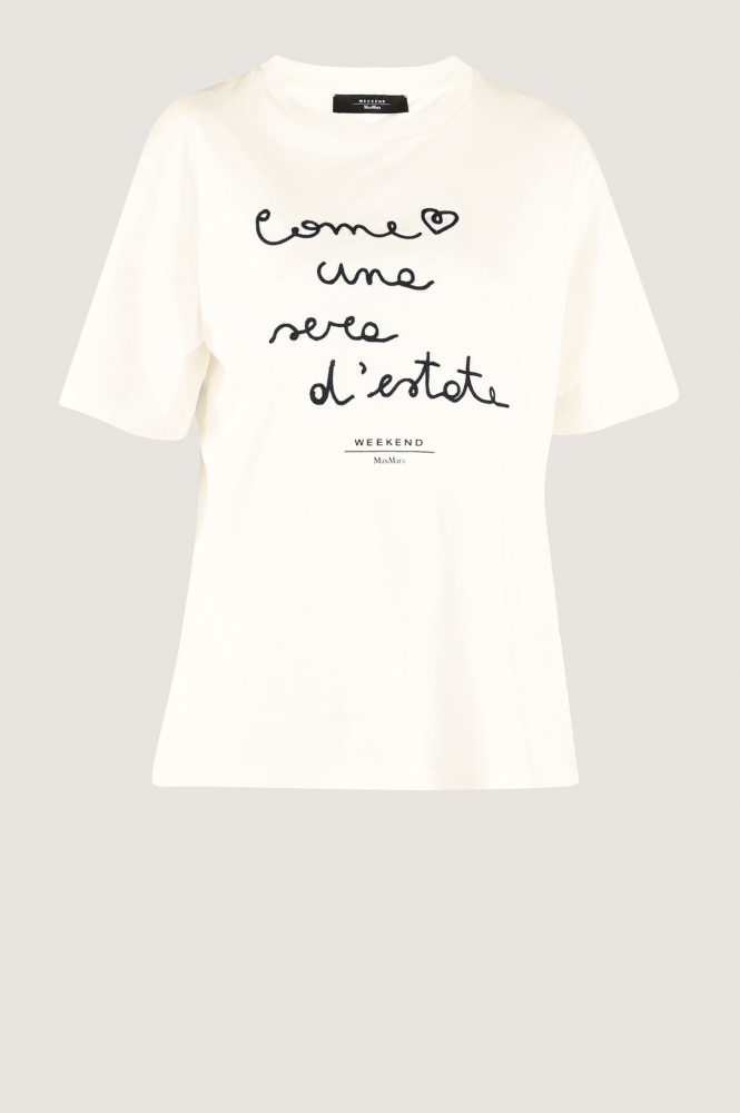 MaxMara barbano T-shirt korte mouw Wit