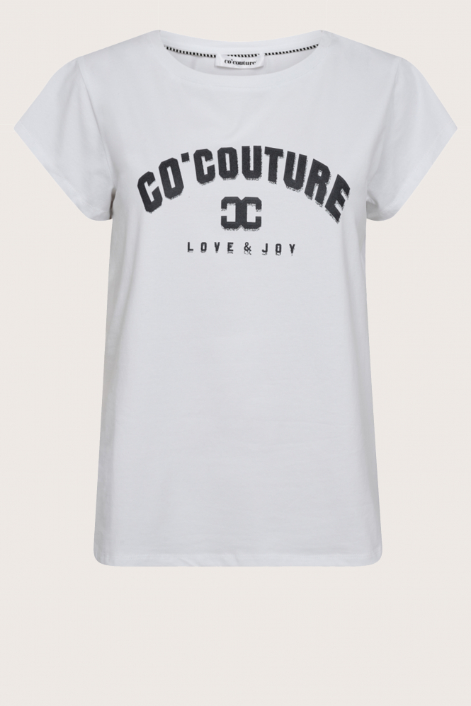 Co'couture 33085 T-shirt korte mouw Wit