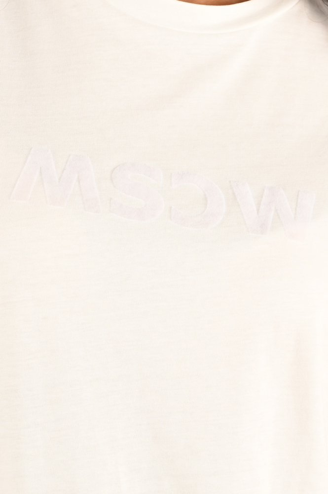 Moscow gone velvet T-shirt korte mouw Wit