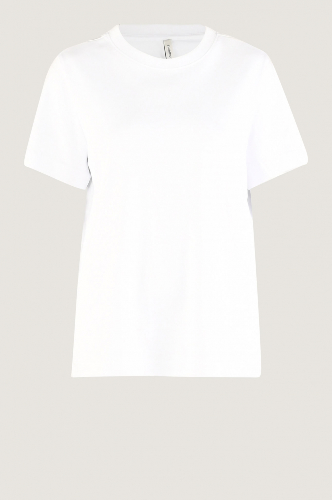 Summum Lyon-30645 T-shirt korte mouw Wit