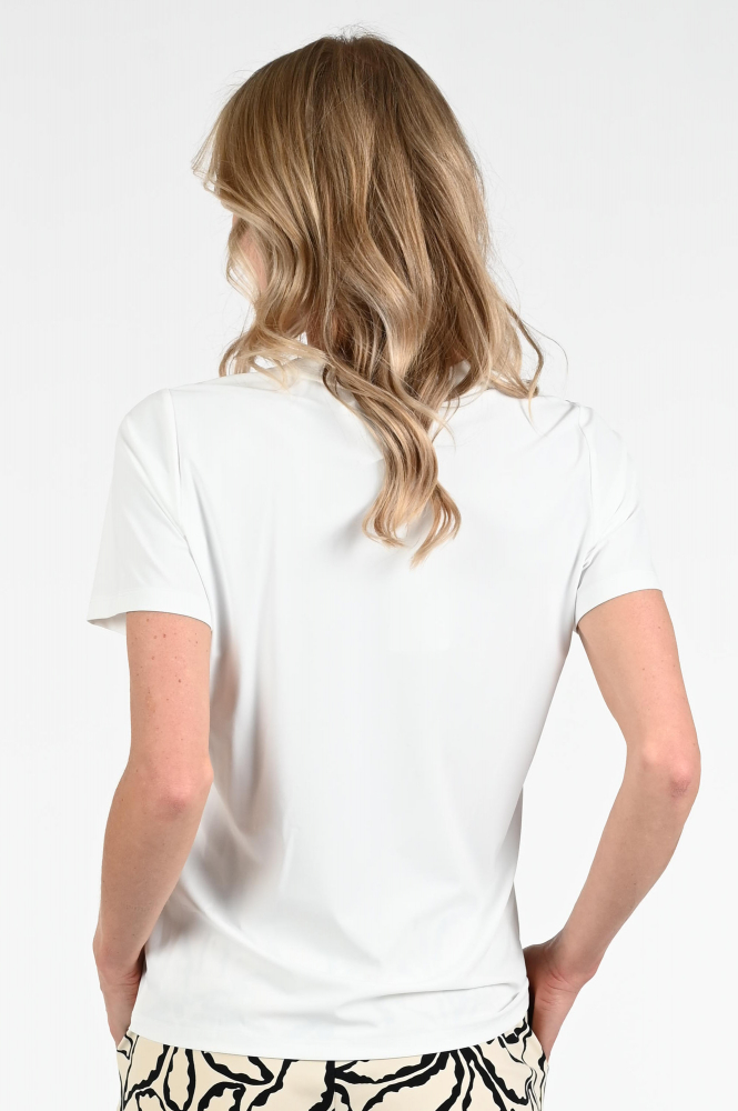 Smashed Lemon 25261 T-shirt korte mouw Wit