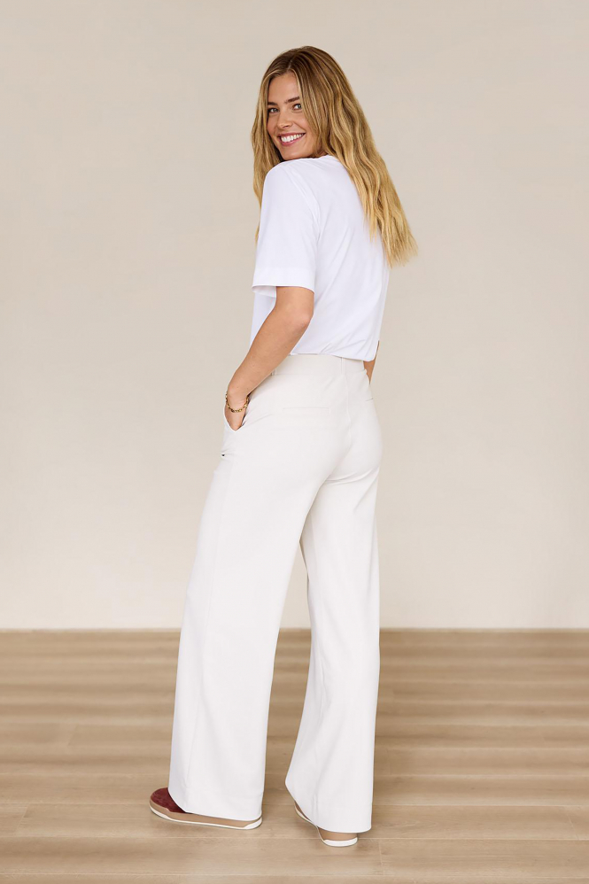 L.O.E.S. by Studio Anneloes Roller shirt T-shirt korte mouw Wit