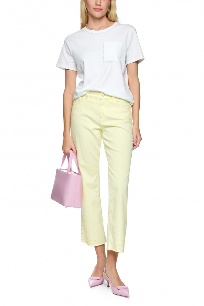 Marc Cain AC 48.27 J15 T-shirt korte mouw Wit