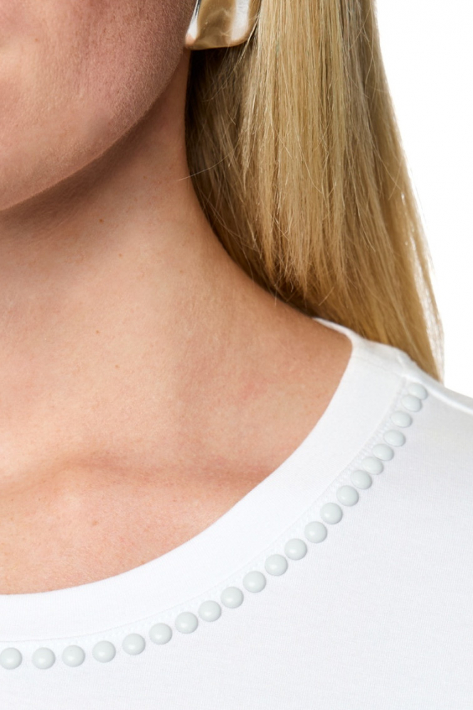 Marc Cain AC 48.27 J15 T-shirt korte mouw Wit