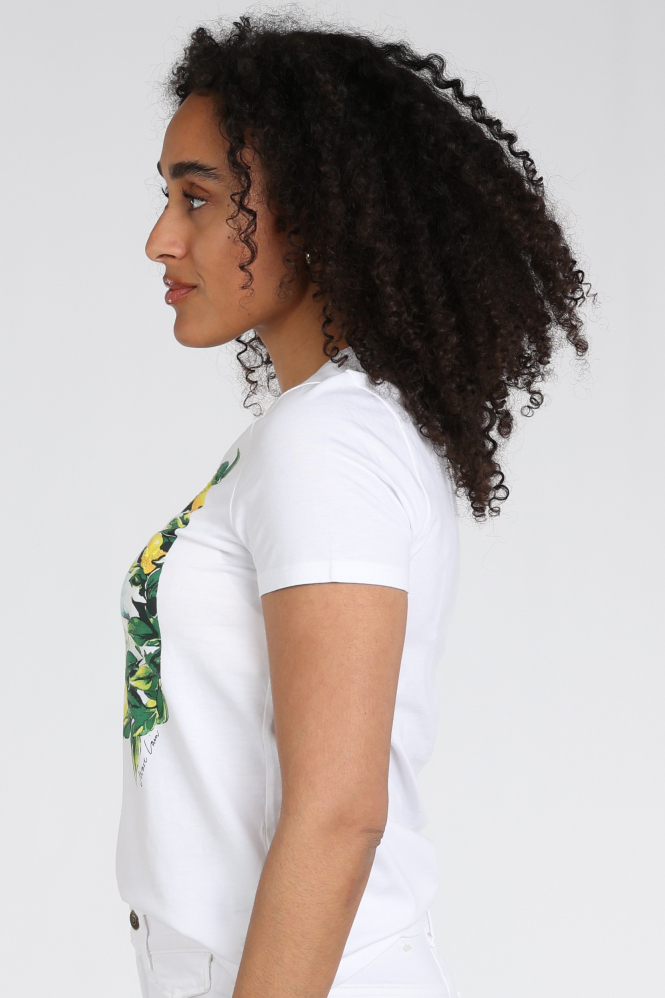 Marc Cain AA 48.32 J12 T-shirt korte mouw Wit