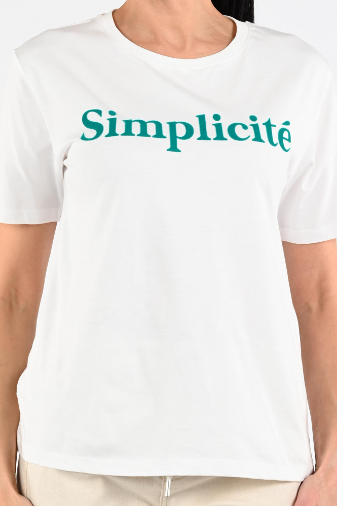 Geisha 62086-41 T-shirt korte mouw Wit