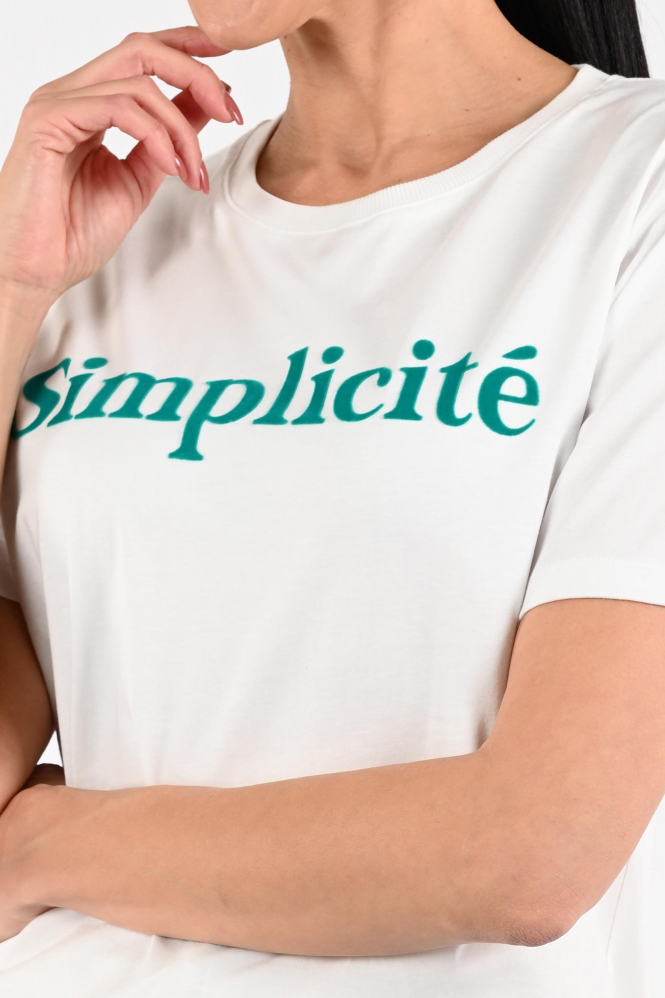 Geisha 62086-41 T-shirt korte mouw Wit