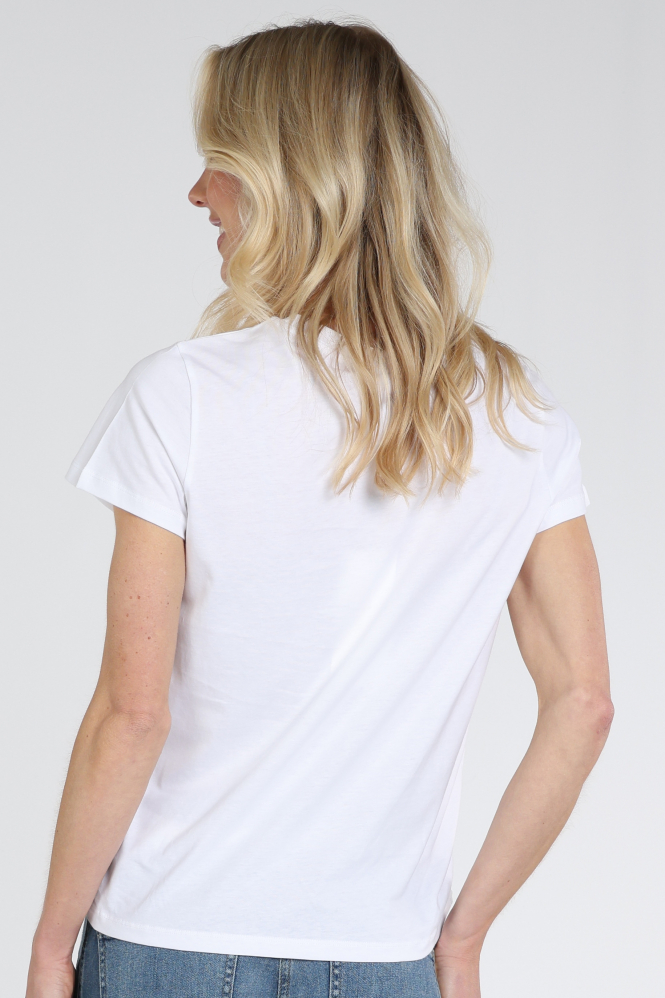 Summum 3s5185-30714 T-shirt korte mouw Wit