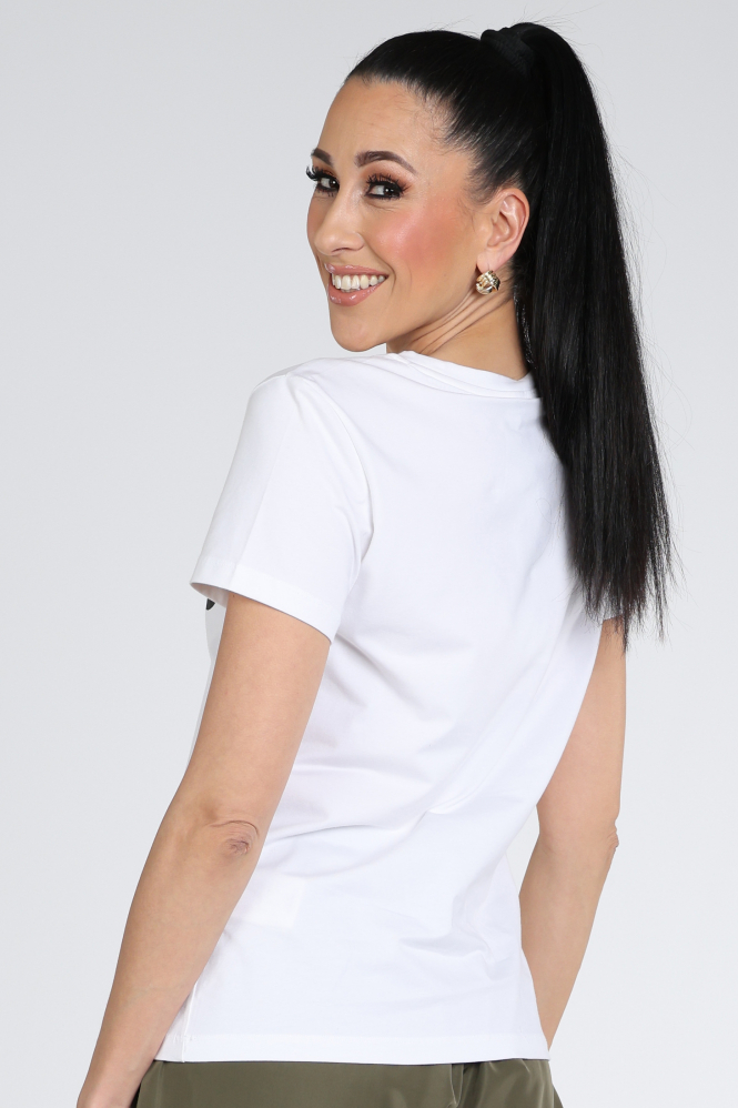 Co'couture 33200 T-shirt korte mouw Wit