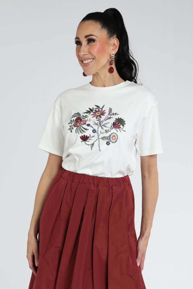 MaxMara sabato mm13321 T-shirt korte mouw Wit