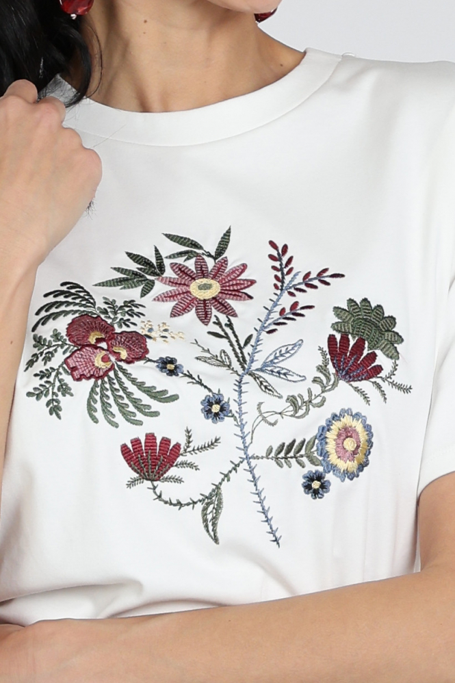 MaxMara sabato mm13321 T-shirt korte mouw Wit