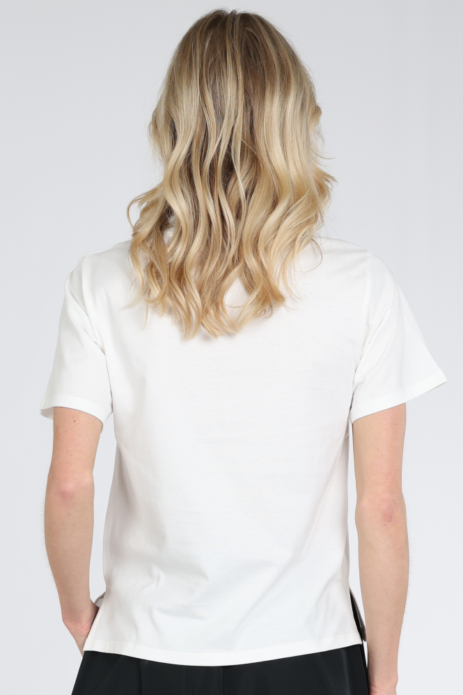 MaxMara Tenue mm13190 T-shirt korte mouw Wit