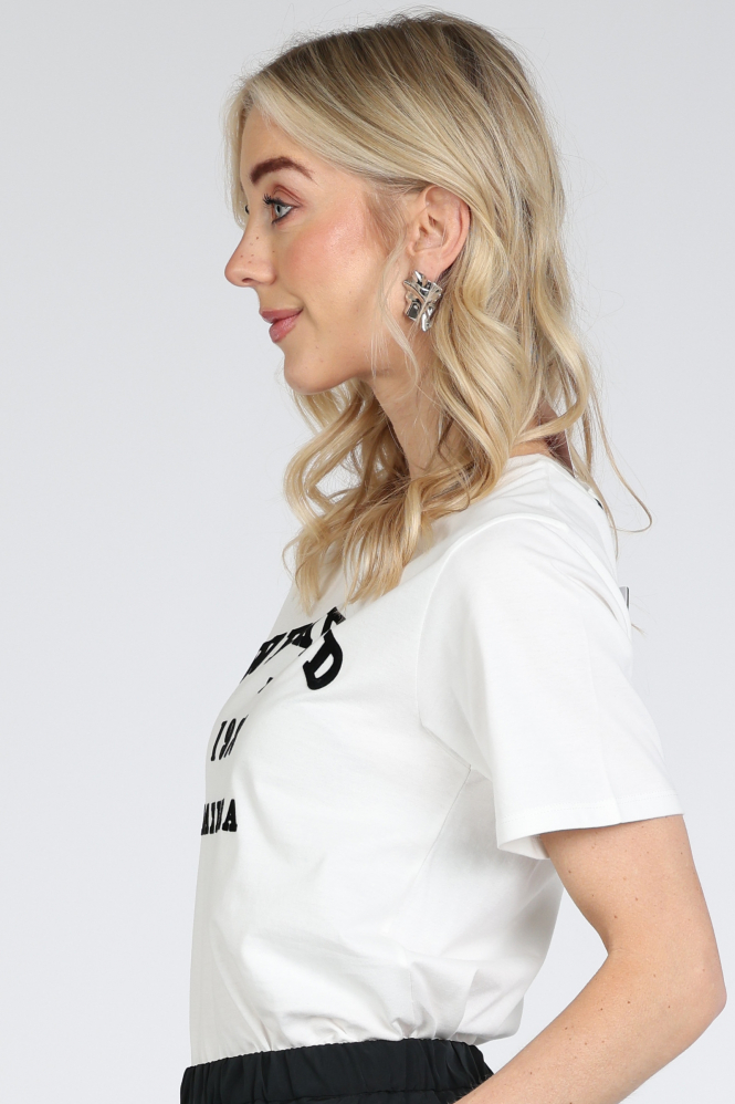 MaxMara Tenue mm13190 T-shirt korte mouw Wit