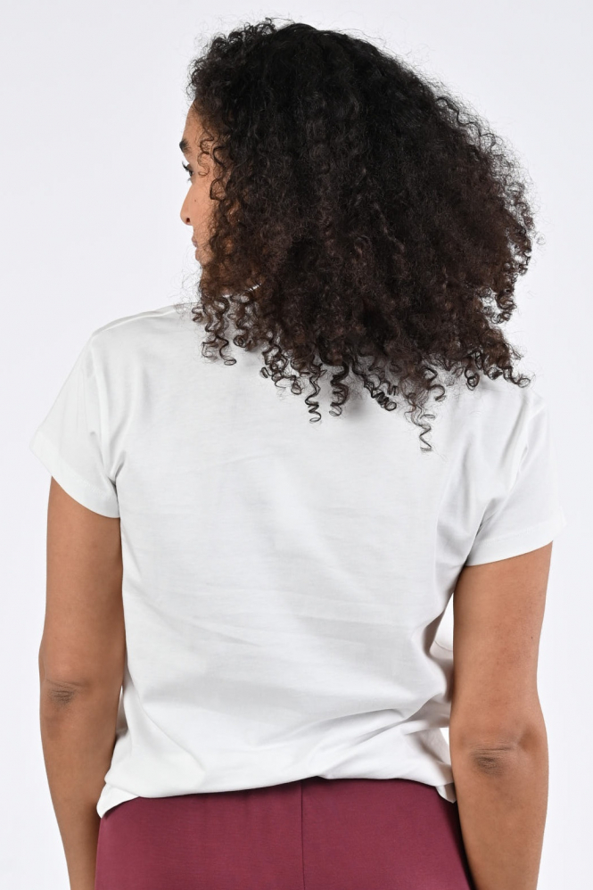Geisha 62353-24 T-shirt korte mouw Wit