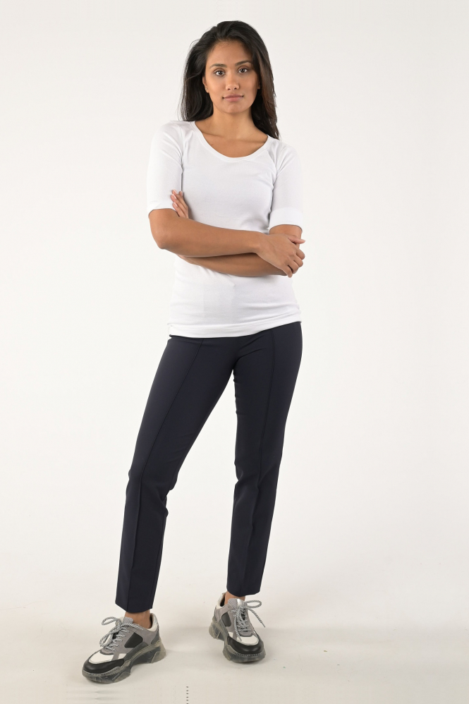 Marc Cain +E 48.09 J50 T-shirt korte mouw Wit