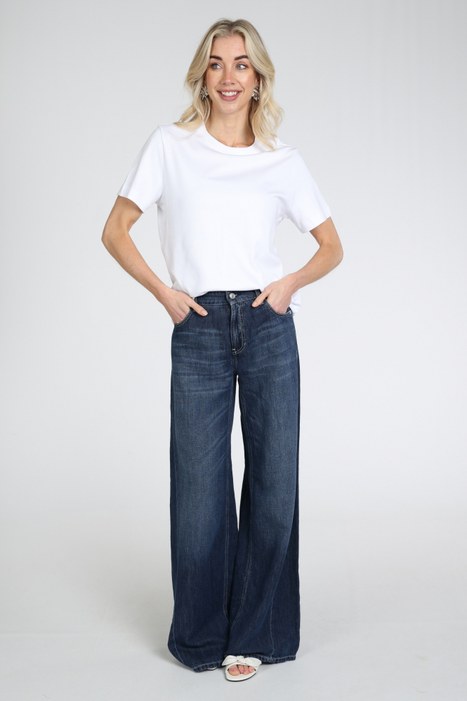 Summum Lyon-30645 T-shirt korte mouw Wit