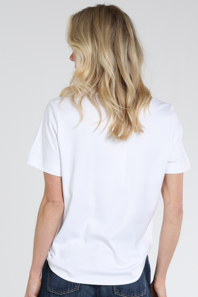 Summum Lyon-30645 T-shirt korte mouw Wit