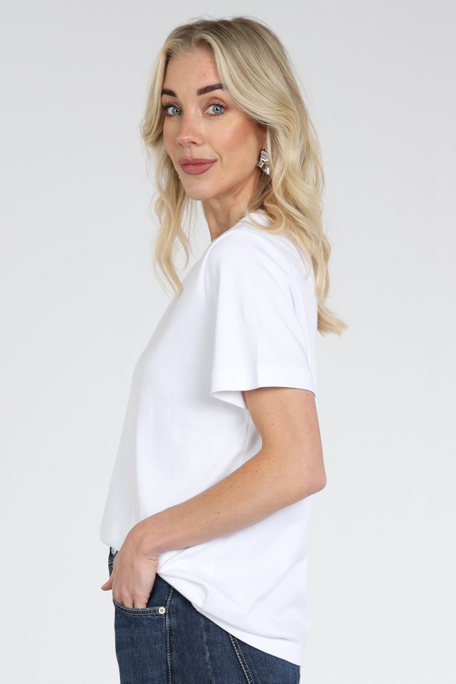 Summum Lyon-30645 T-shirt korte mouw Wit