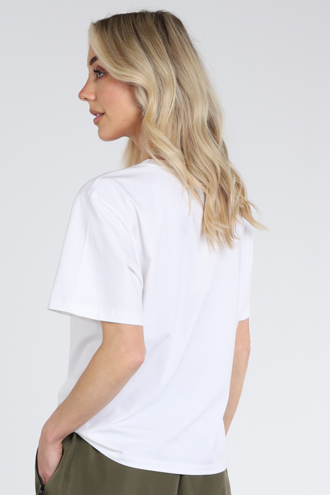 Co'couture 43003 T-shirt korte mouw Wit