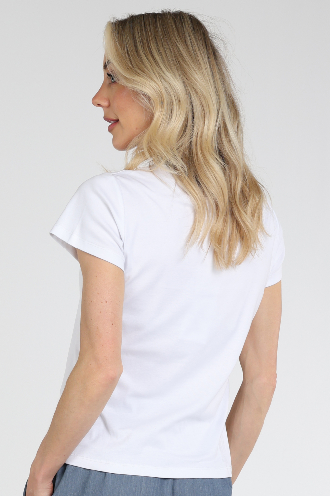 Haute L'Amitié HL10006 T-shirt korte mouw Wit