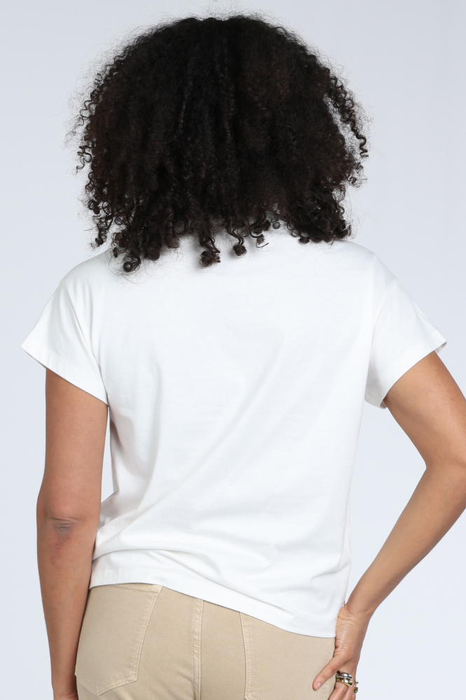 Nukus NKF04015 T-shirt korte mouw Wit
